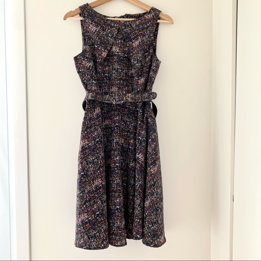 Vintage Inspired Multicoloured Tea Dress